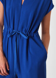 Sleeveless Drawstring Jumpsuit