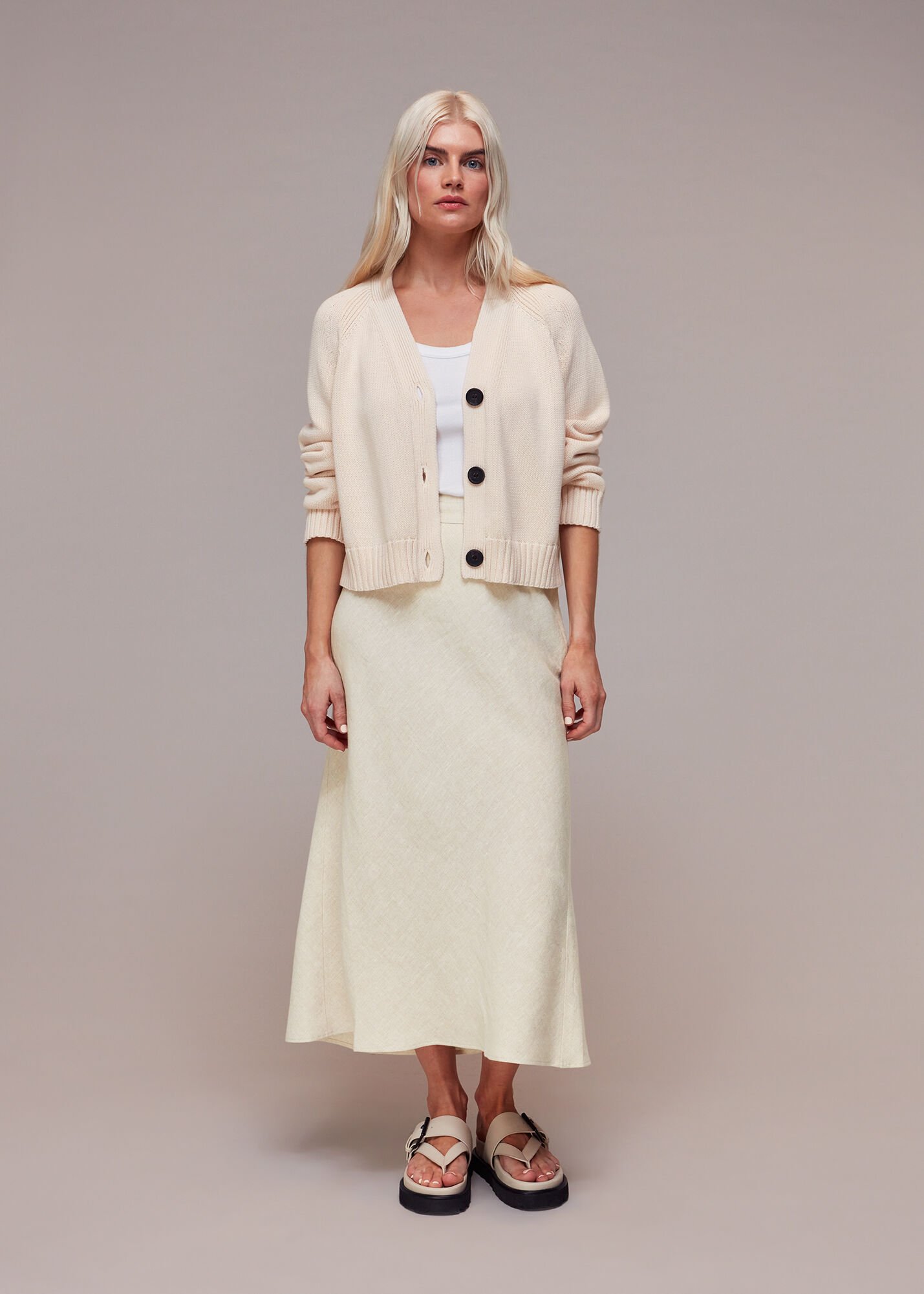 Linen skirt petite discount