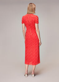 Diagonal Fleck Dobby Dress