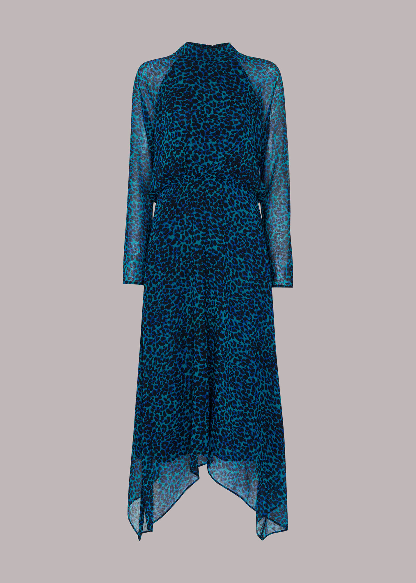 Whistles animal online carlotta dress