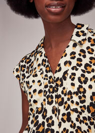 Painted Leopard Print Shirt