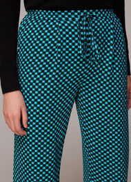 Pippa Star Check Print Trouser