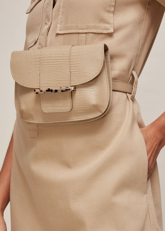 Mari Lizard Belt Bag