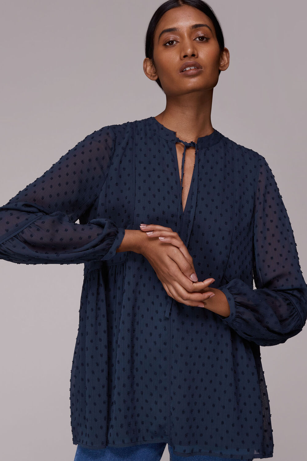 Verity Dobby Blouse