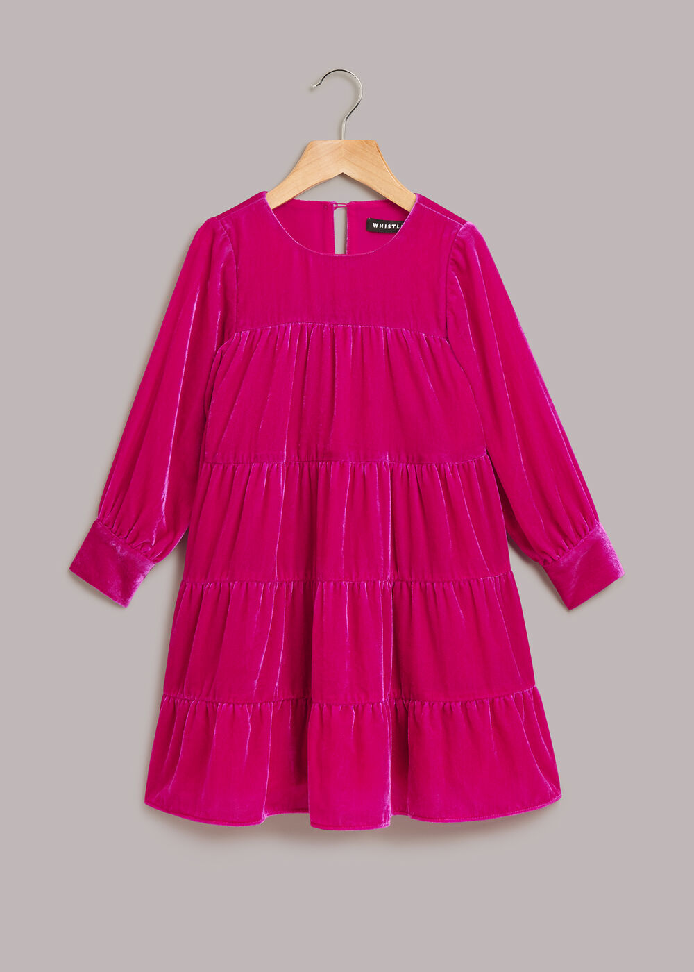 Sawyer Velvet Tiered Dress