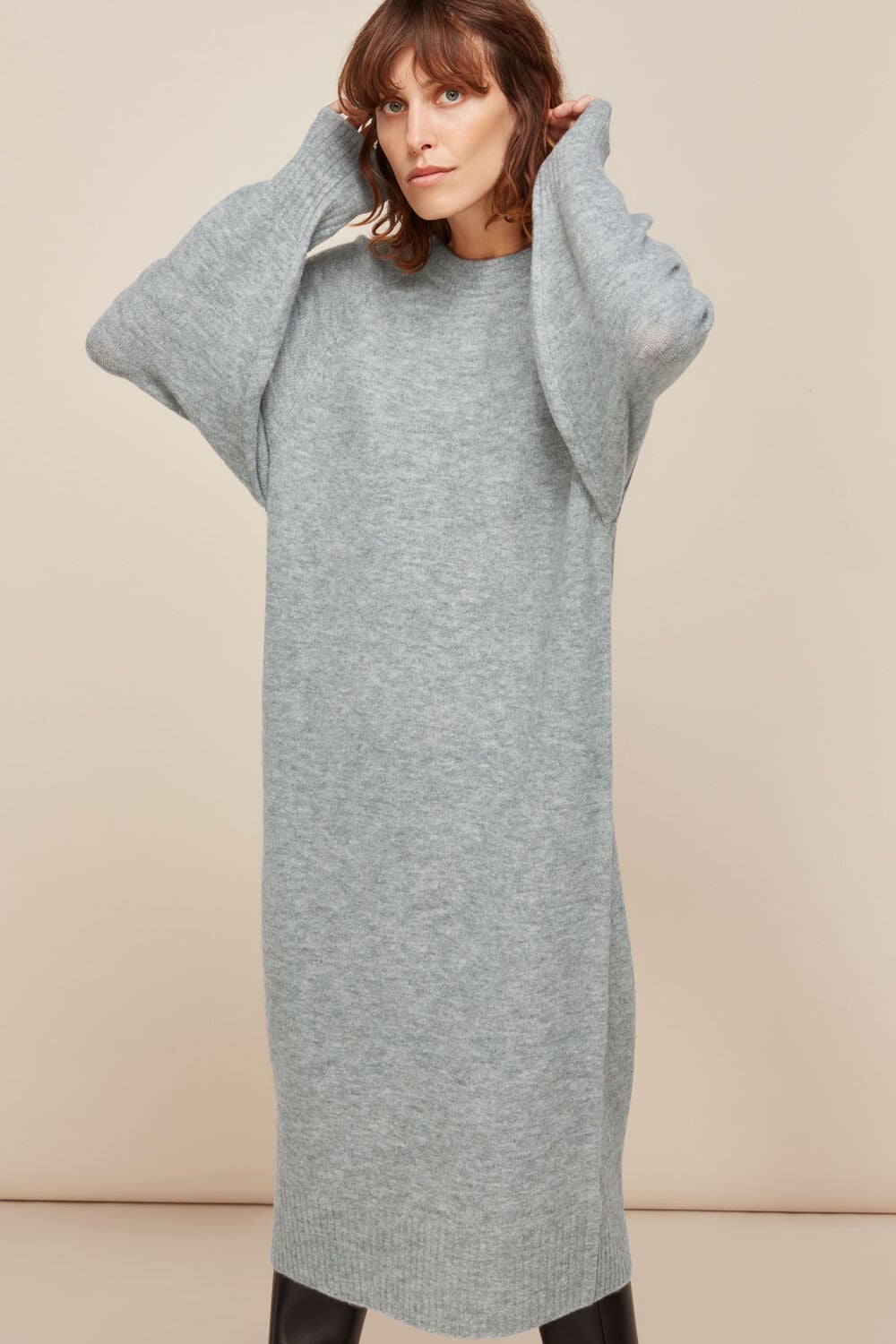 Midi Length Knit Dress