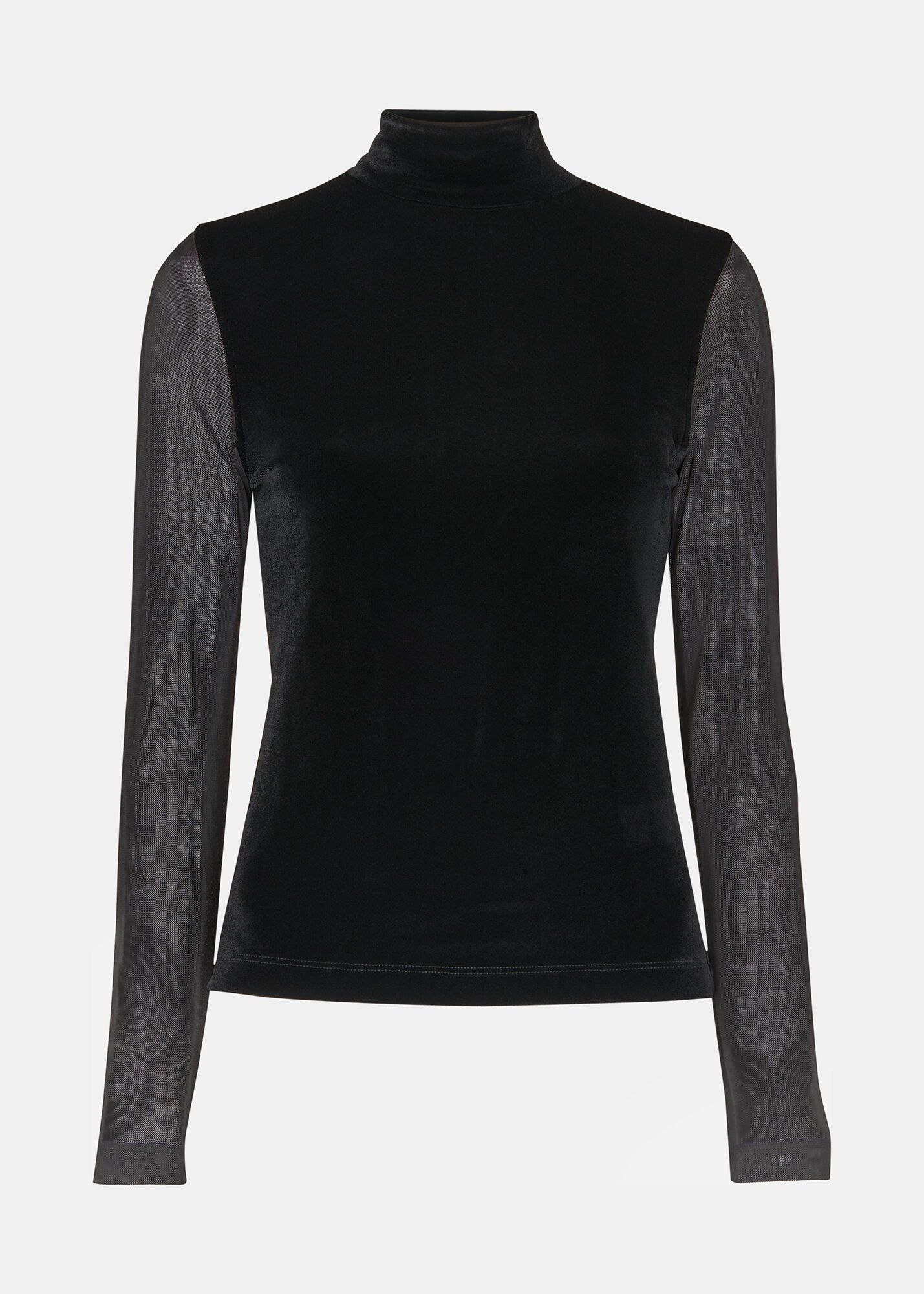 Sheer velvet top clearance