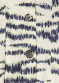 Feathered Tiger Midi Dress