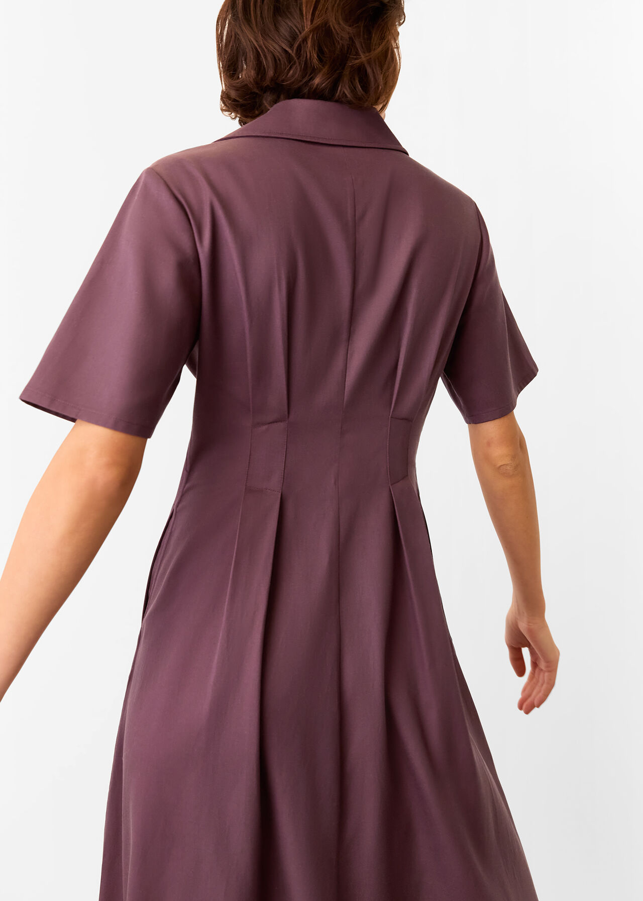 Renee Button Shirt Dress