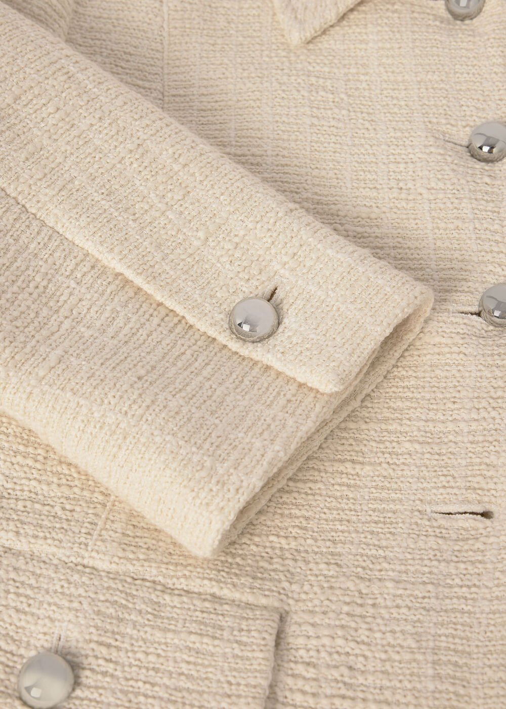 Petite Cropped Boucle Jacket