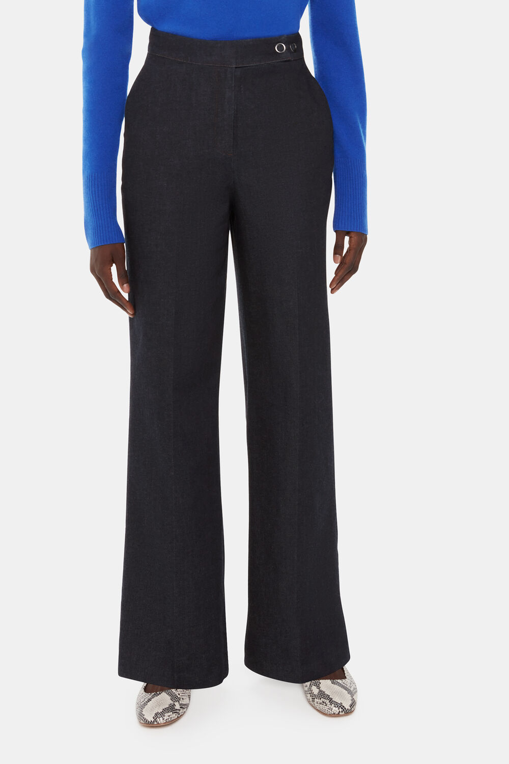 Joanna Denim Straight Trouser