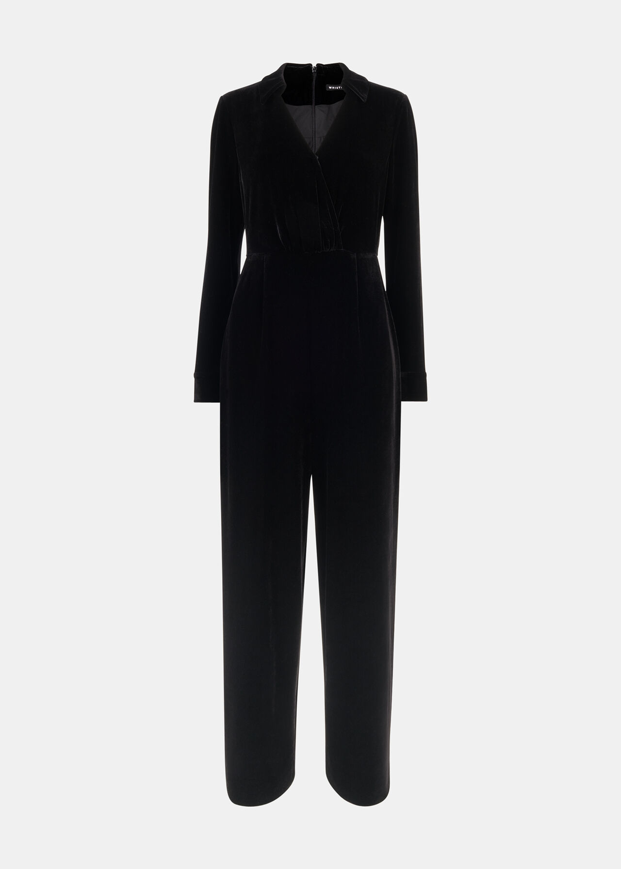 Wrap Velvet Jumpsuit