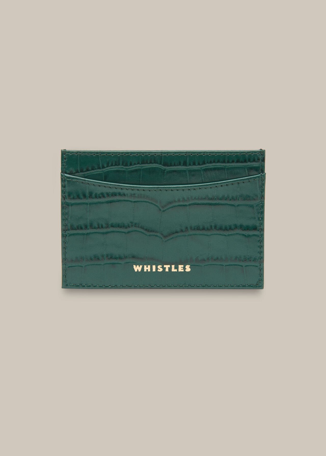 Shiny Croc Card Holder