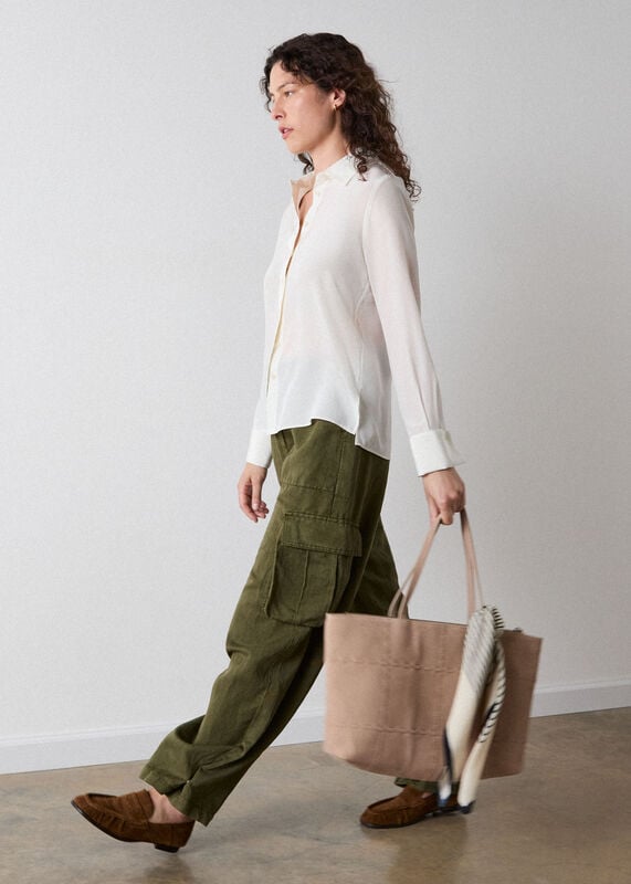 Ivory Ultimate Silk Shirt