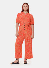Micro Floral Jumpsuit