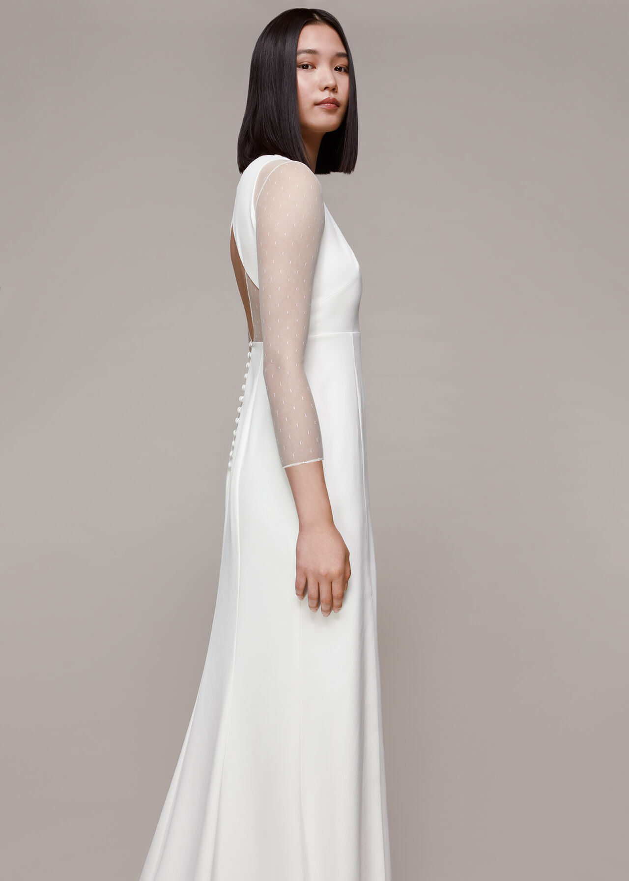 Whistles – Cecilia Dobby Wedding Dress Robes de mariée The Wedding Explorer