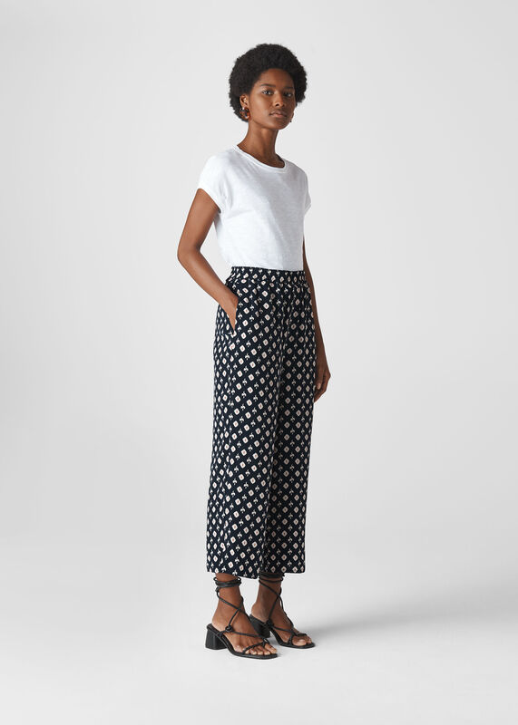 Ikat Printed Trouser