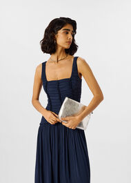 Shirred Bodice Dress