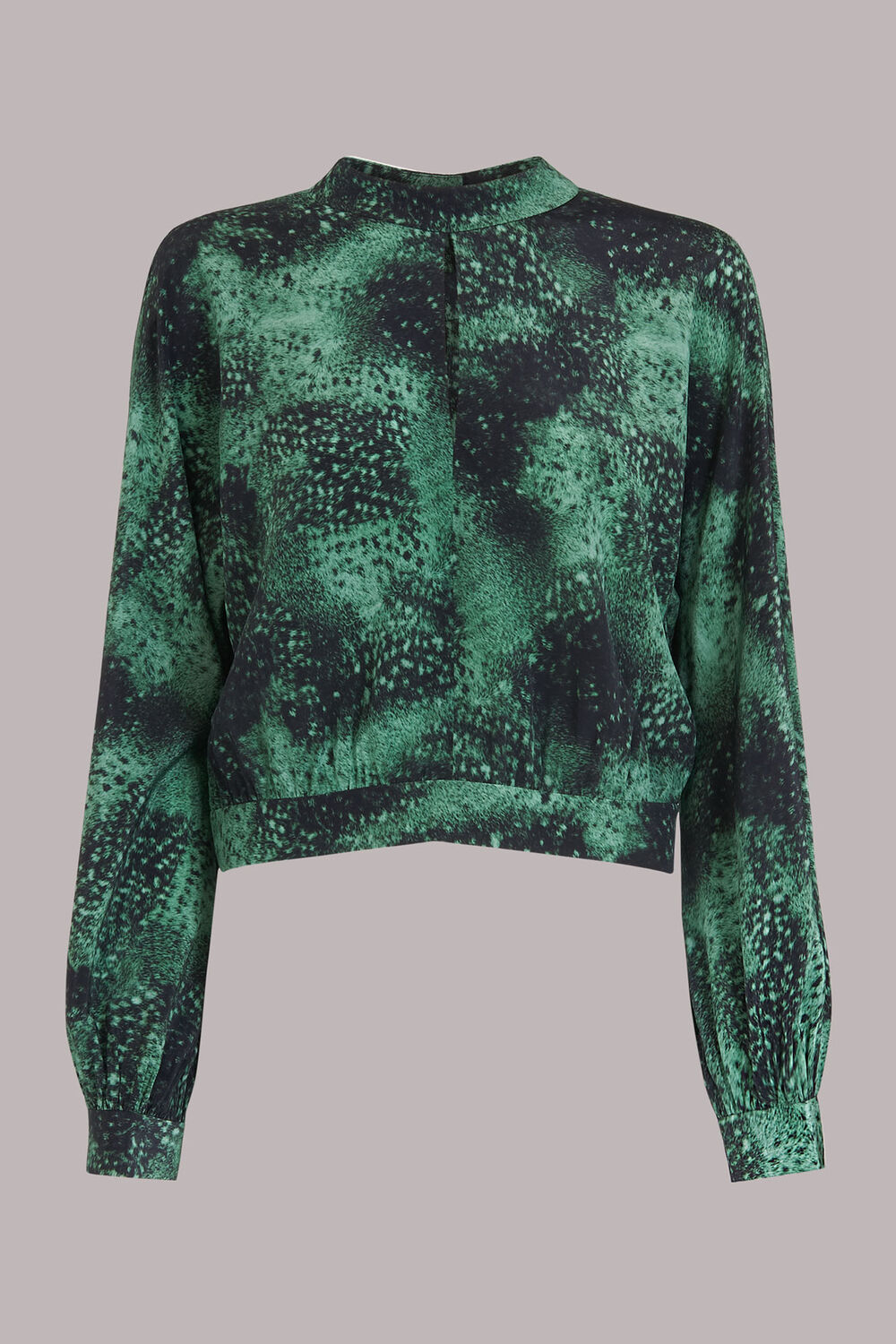 Photographic Animal Silk Top