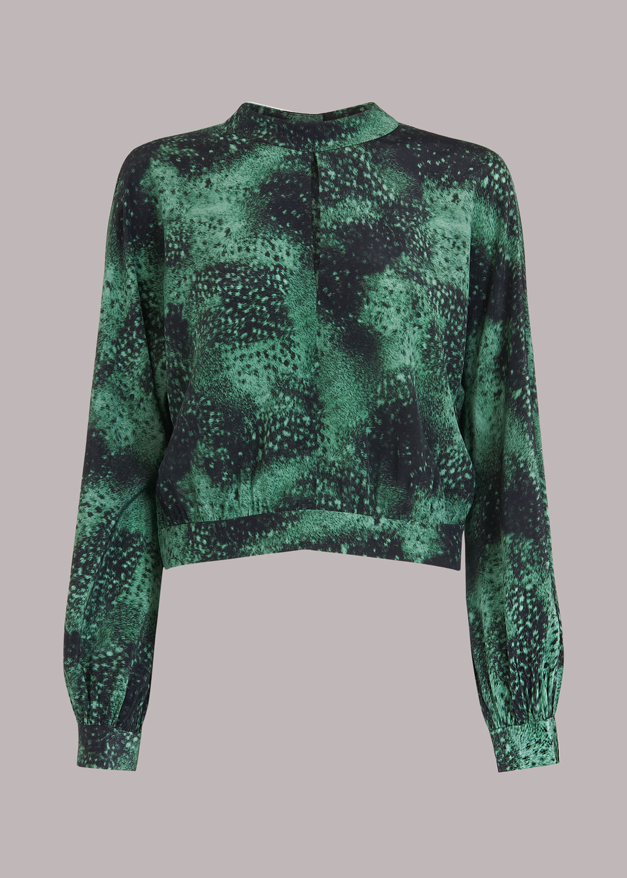 Photographic Animal Silk Top