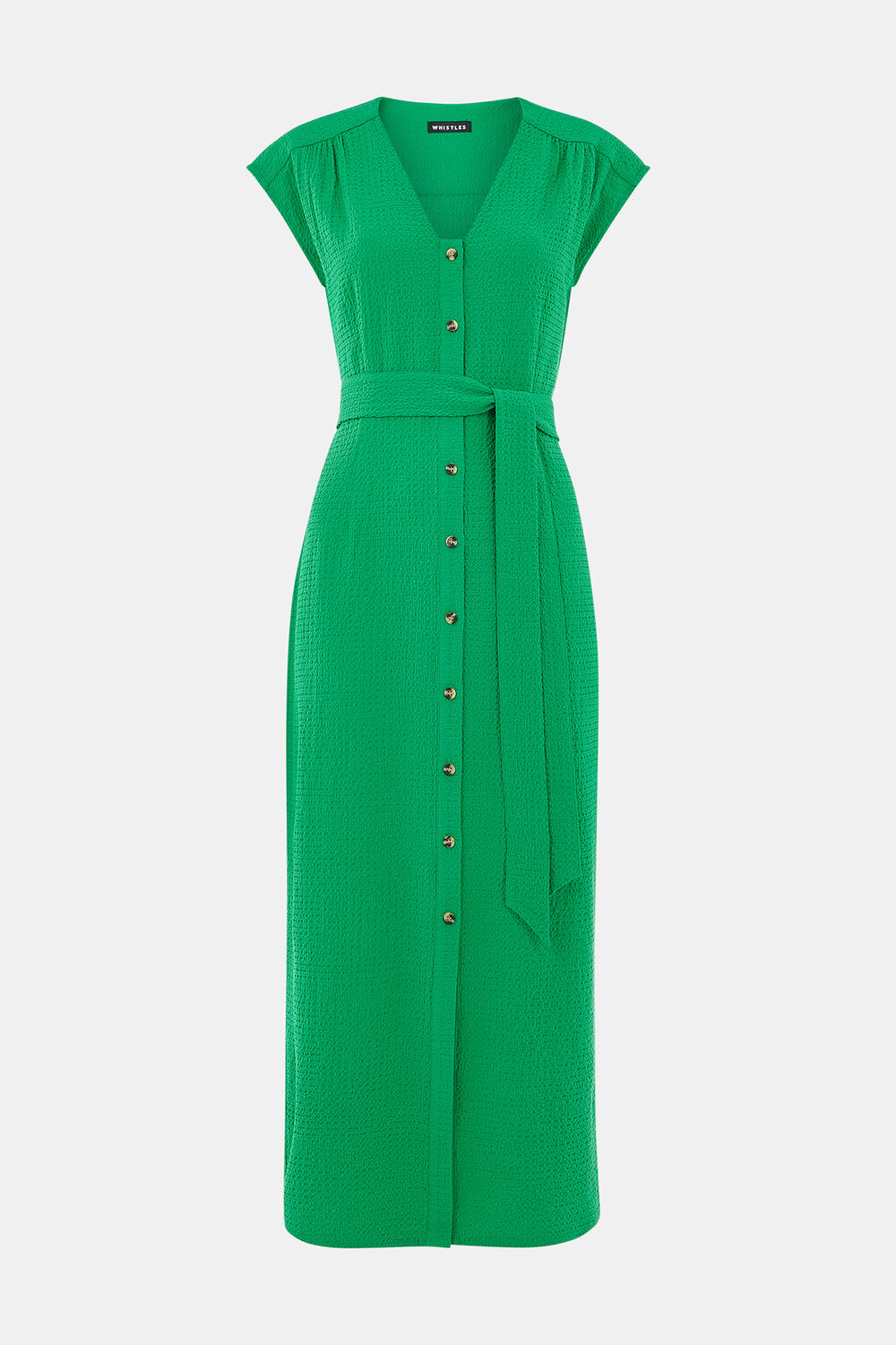 Green Misty Midi Dress