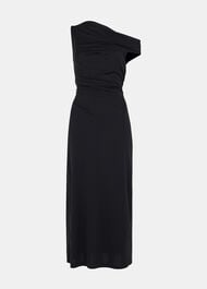 Jersey Crepe Asymmetric Dress