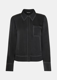 Top Stitch Detail Shirt