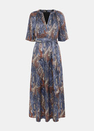 Petite Marlow Dashed Snake Dress