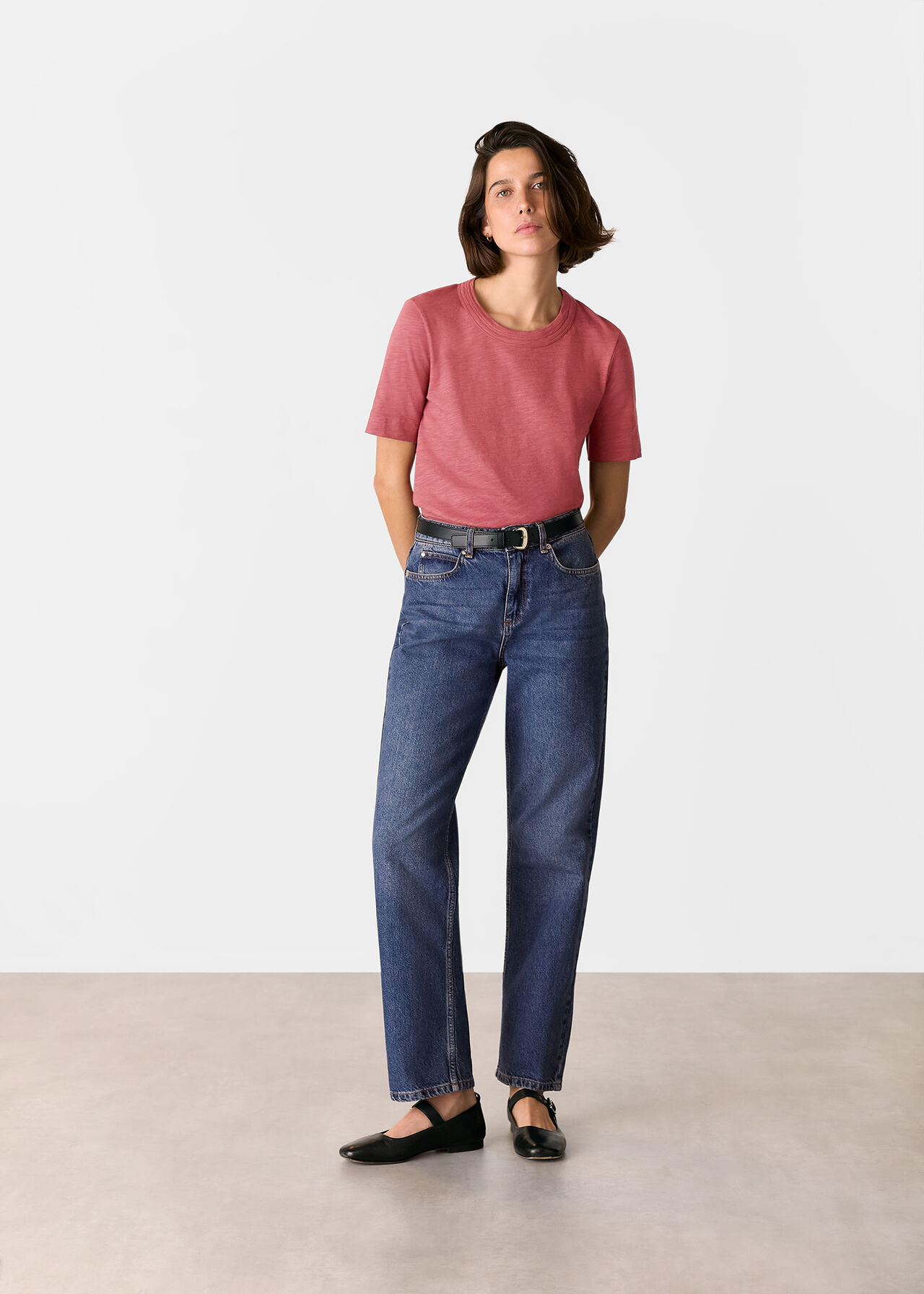 Rosa Double Trim T-Shirt
