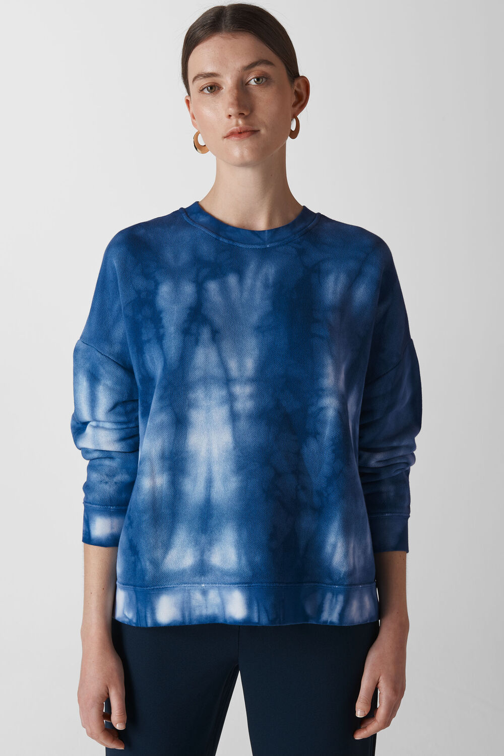 Tie Dye Sweatshirt Blue