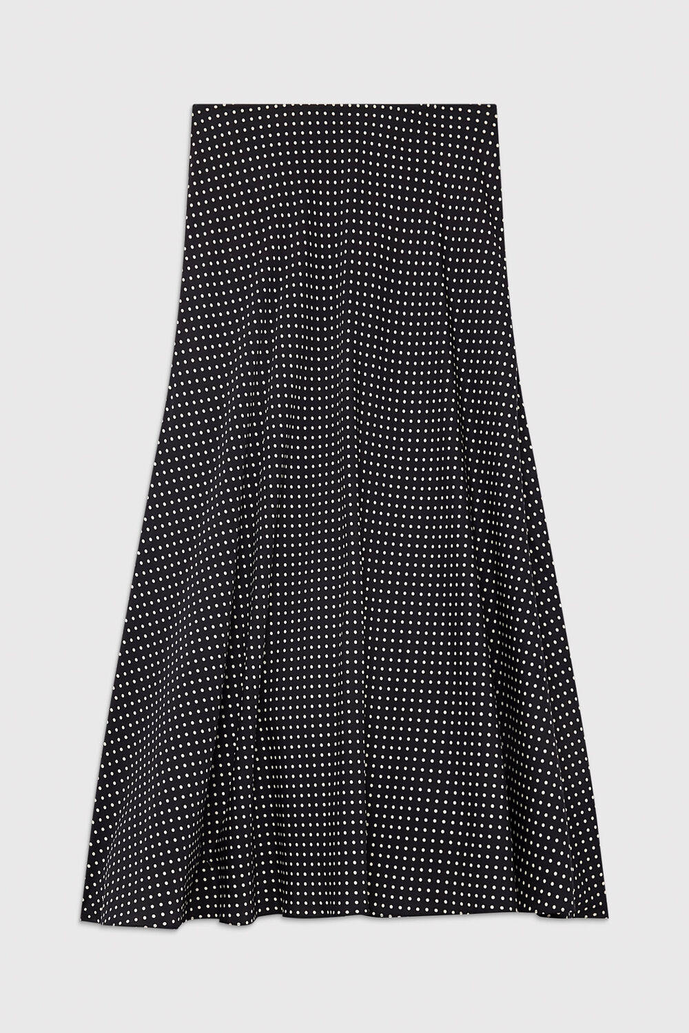 Petite Mini Spot Fit and Flare Skirt