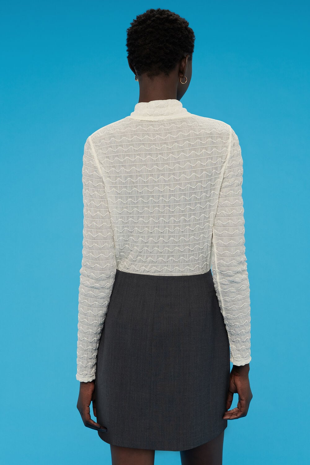 Grey Lola Mini Skirt
