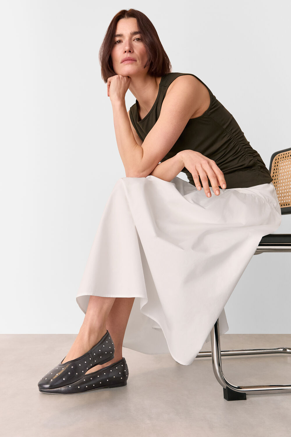 Karina Studded Ballet Pump