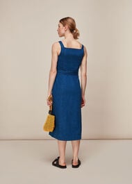 Square Neck Denim Dress Denim