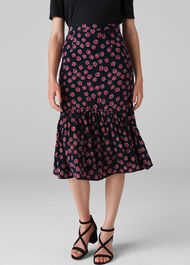 Lenno Print Aida Skirt Pink/Multi