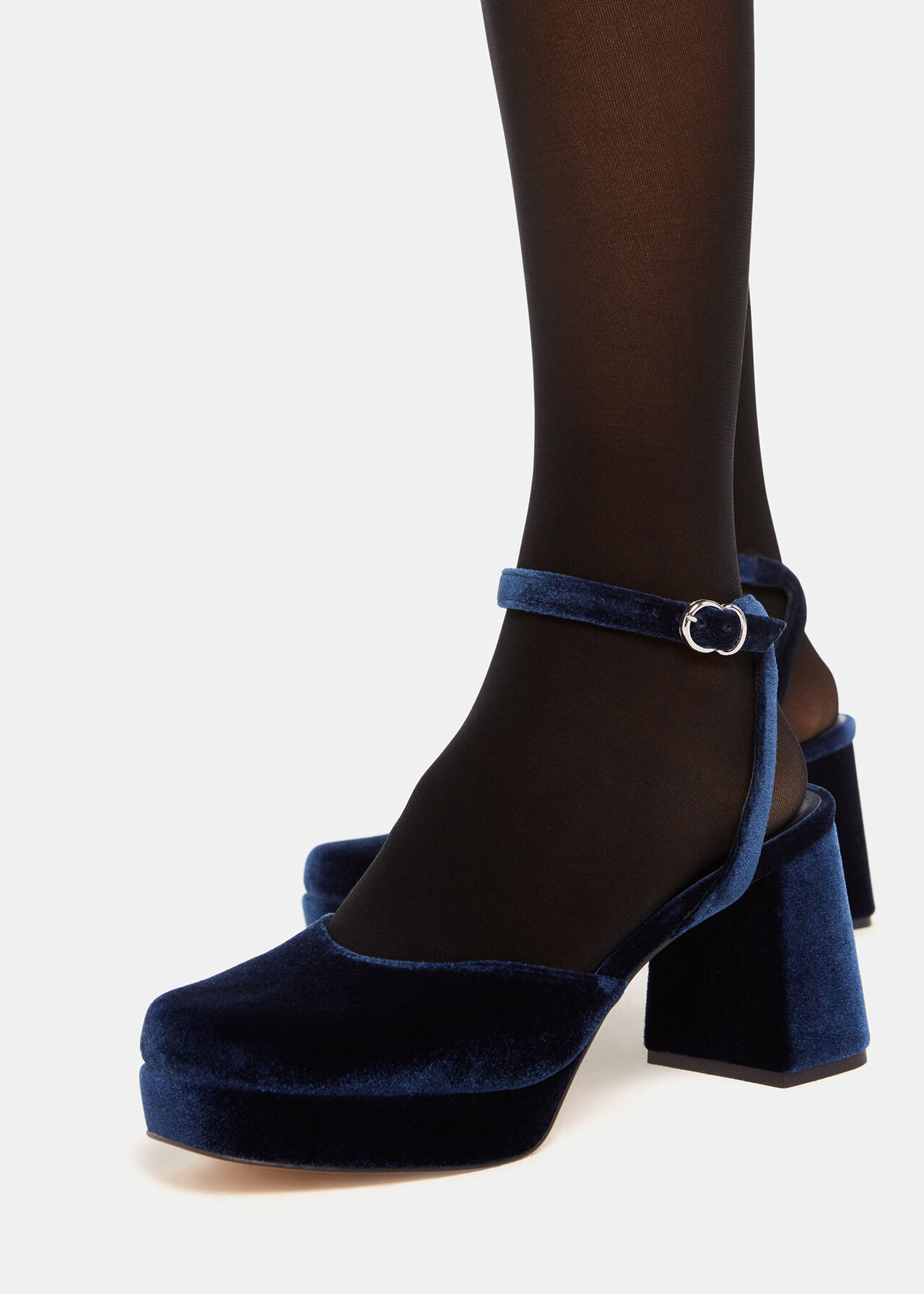 Estella Velvet Platform Shoe