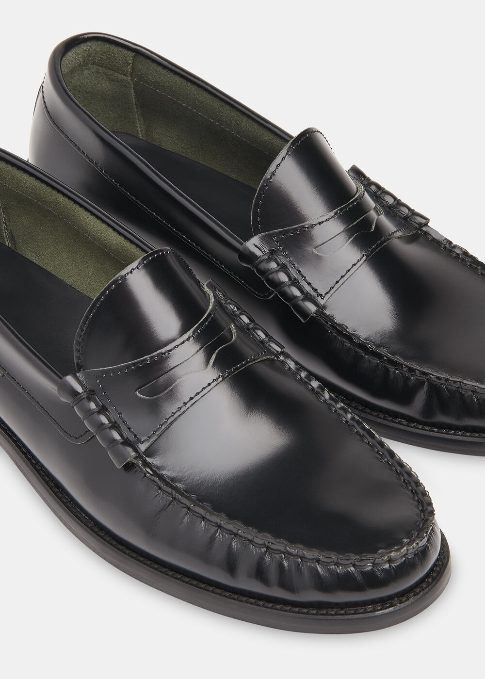 Black Manny Slim Loafer