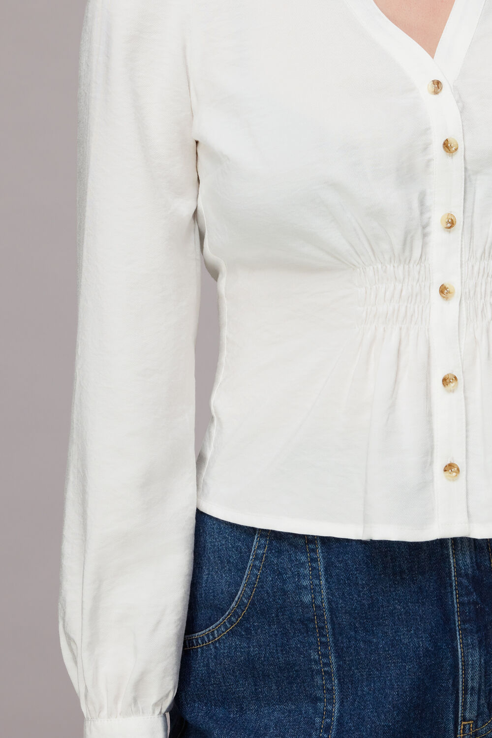 Ariel Shirred Detail Blouse