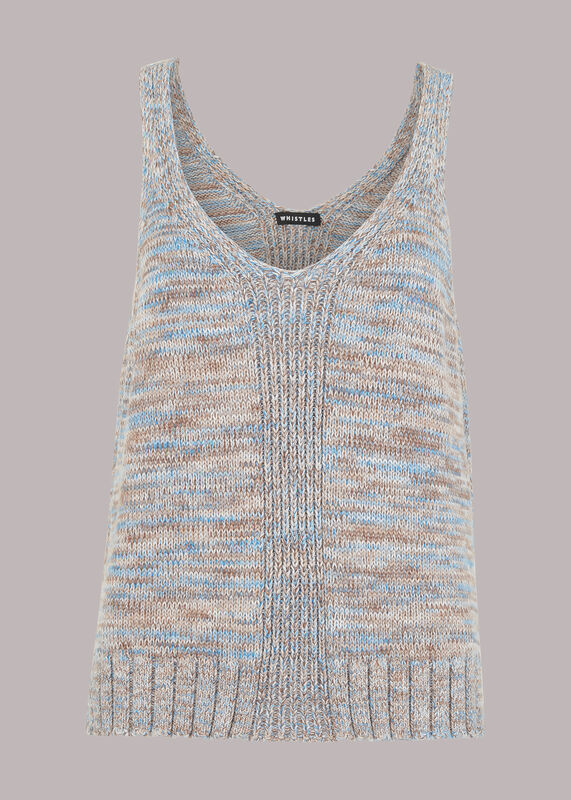 Dakota Flecked Knitted Tank