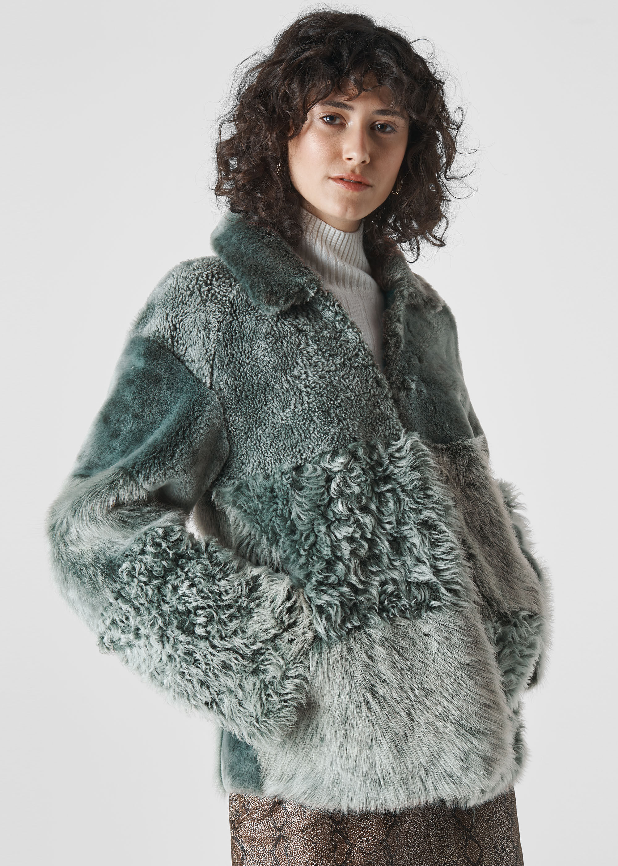 Whistles discount shearling coat
