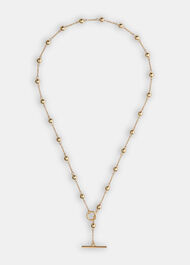 Beaded T Bar Necklace