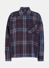Checked Brushed Cotton Shirt