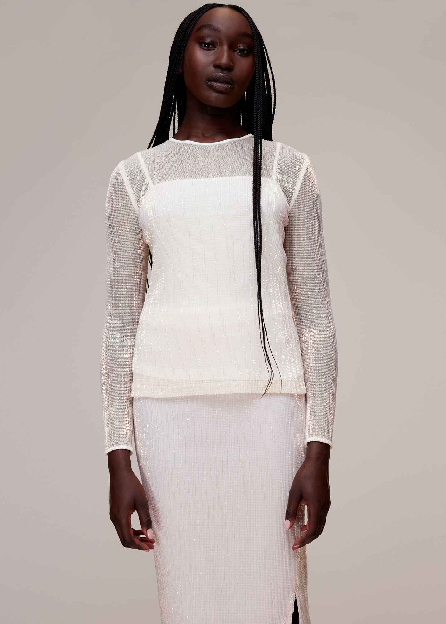 Whistles sequin on sale