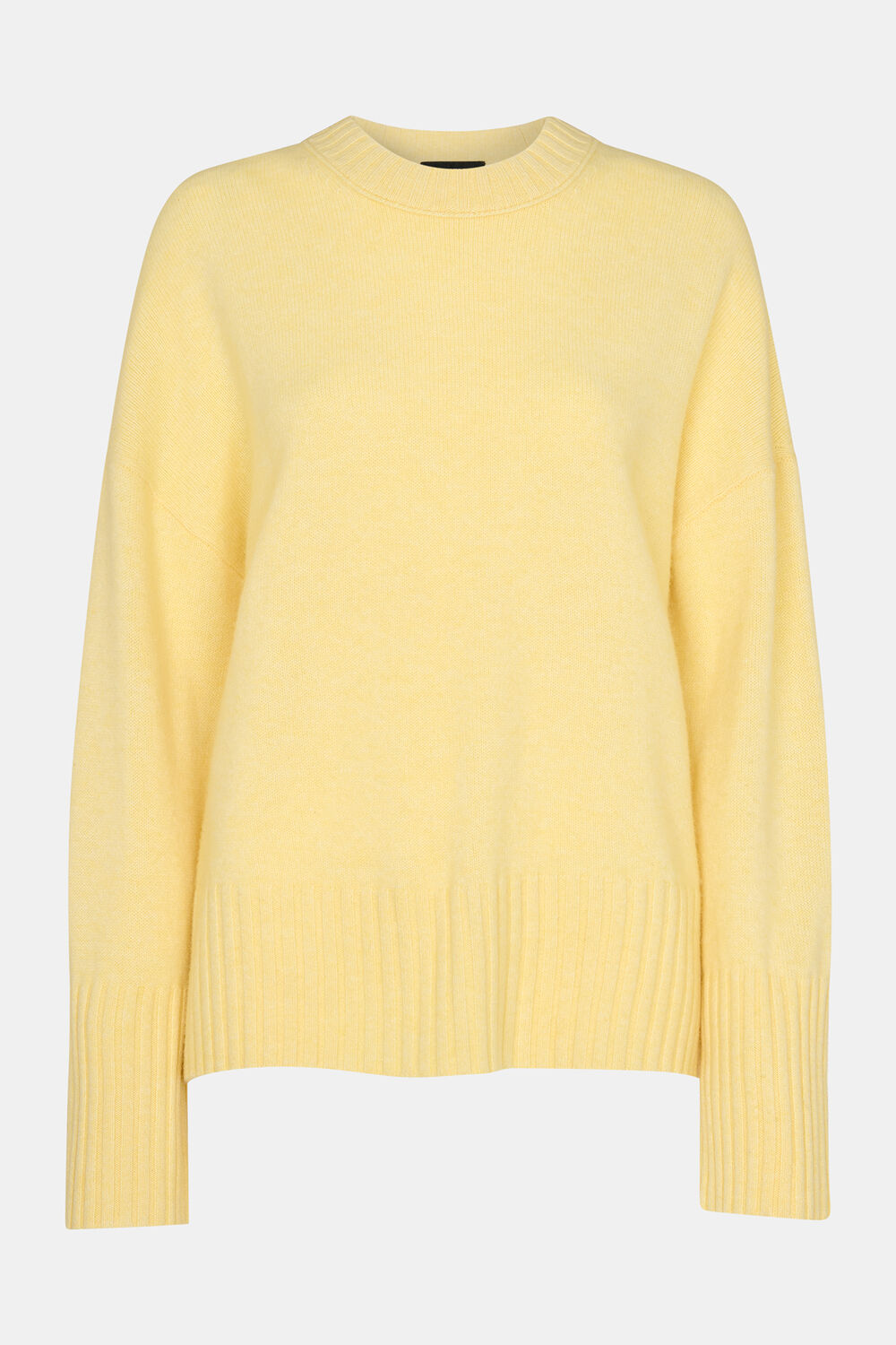 Wool Ribbed Cuff Knit