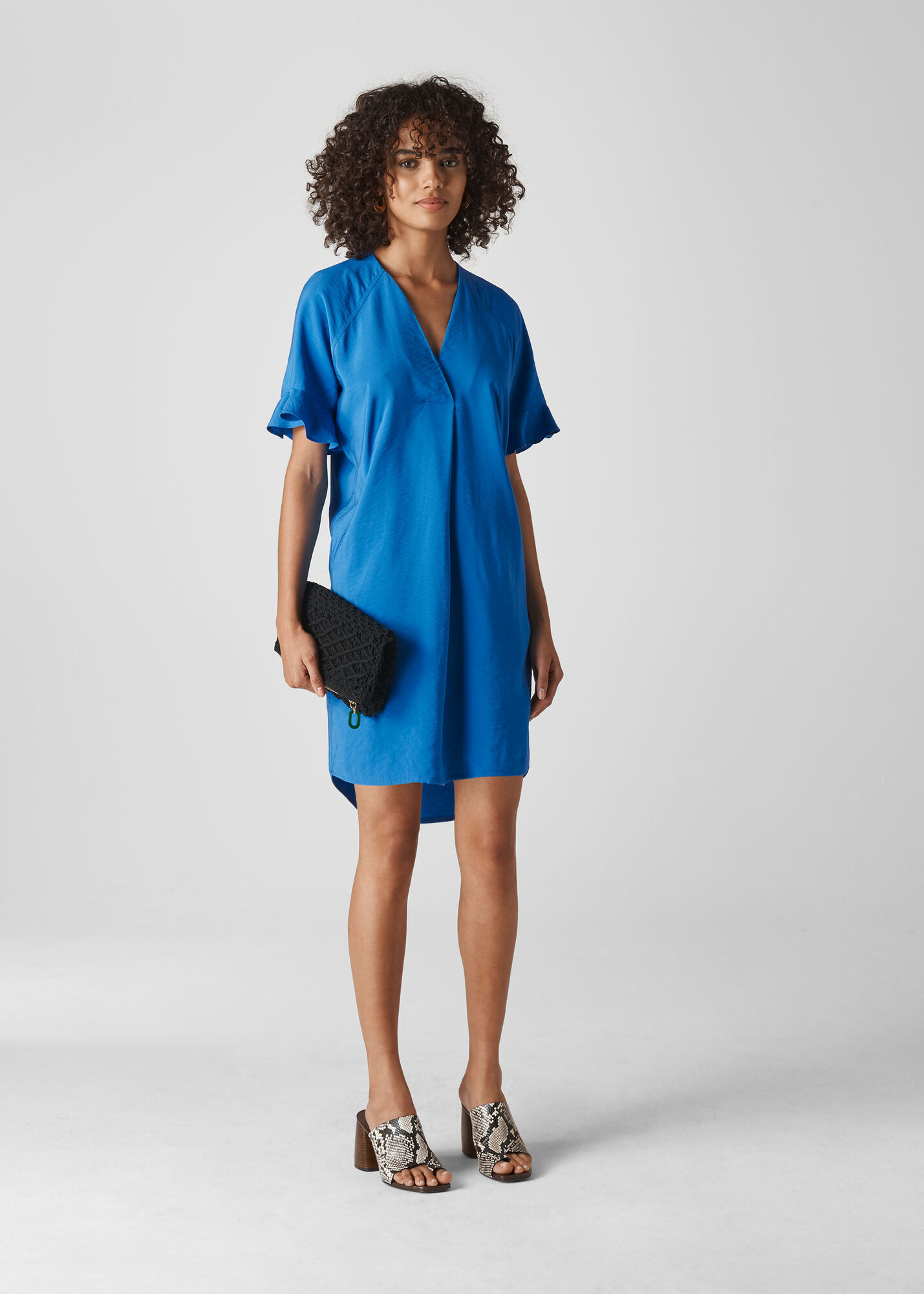 Blue Alba Dress WHISTLES