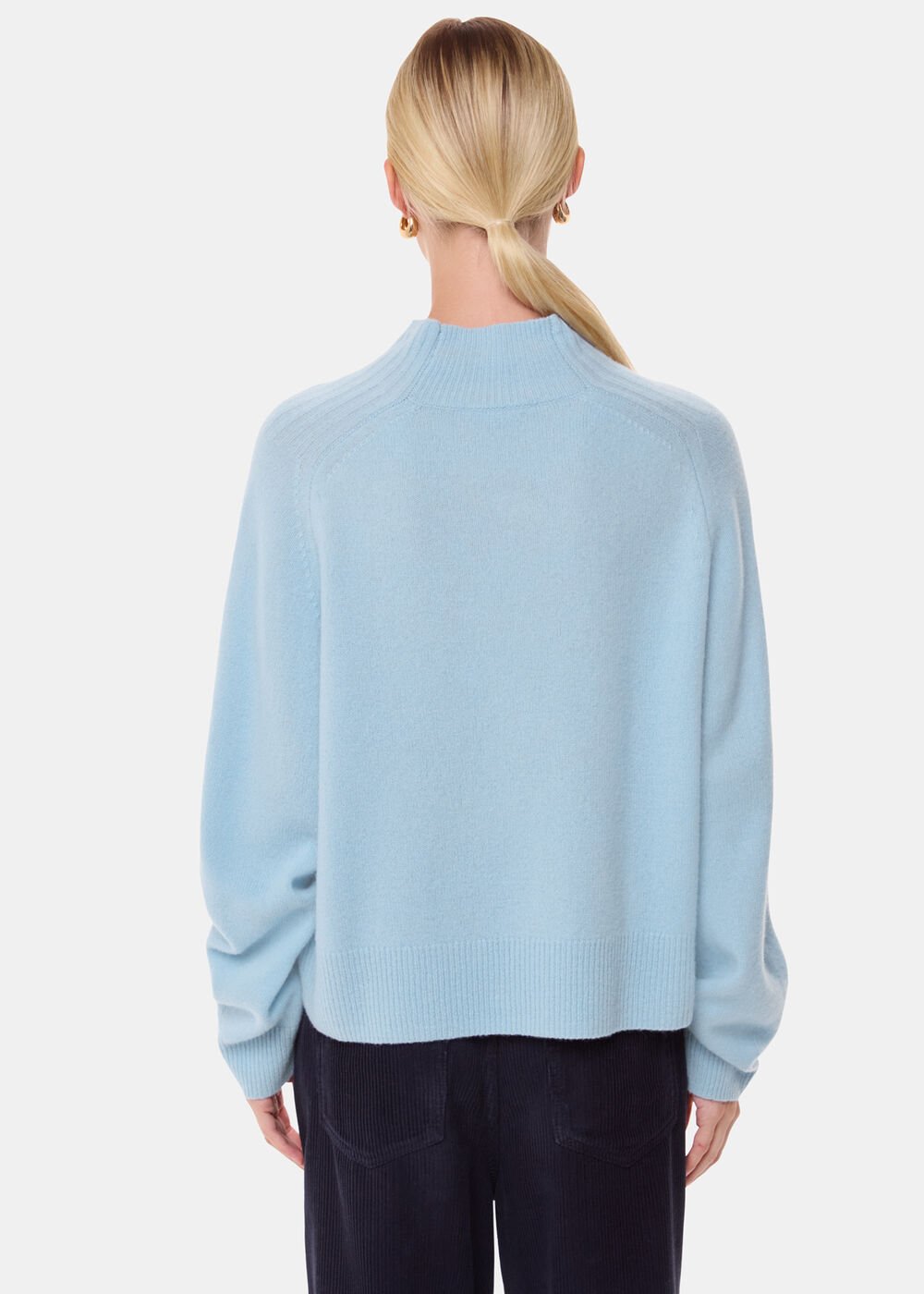 Funnel Neck Wool Knit