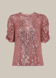 Seema Sequin Top