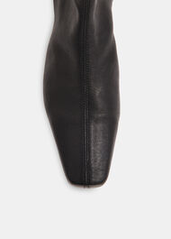 Square Toe Flat Sock Boot