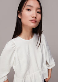 Cut Out Peplum Top