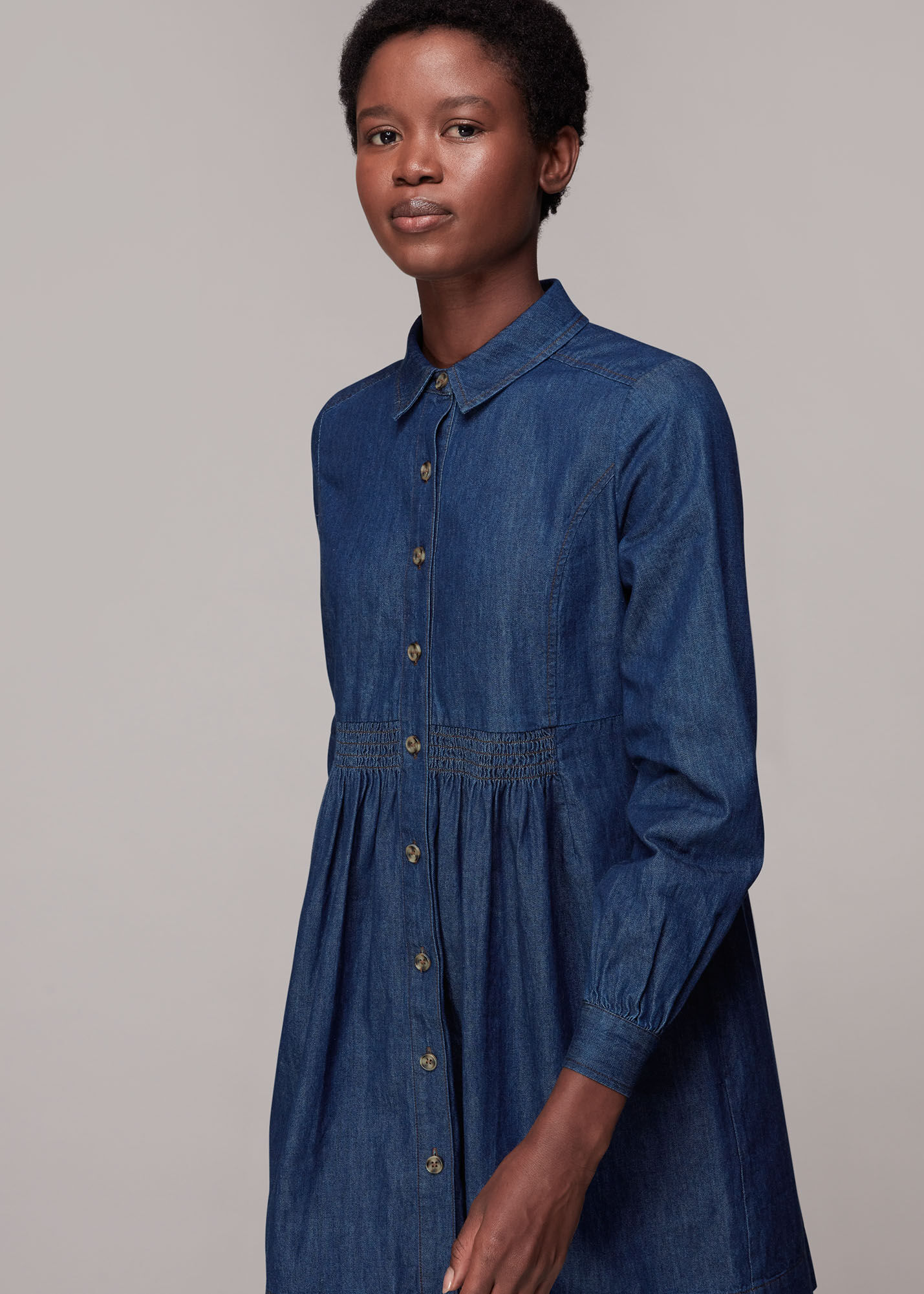 Chambray jean dress clearance